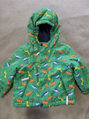 Cat & Jack Green With Dinosaurs Toddler Jacket
